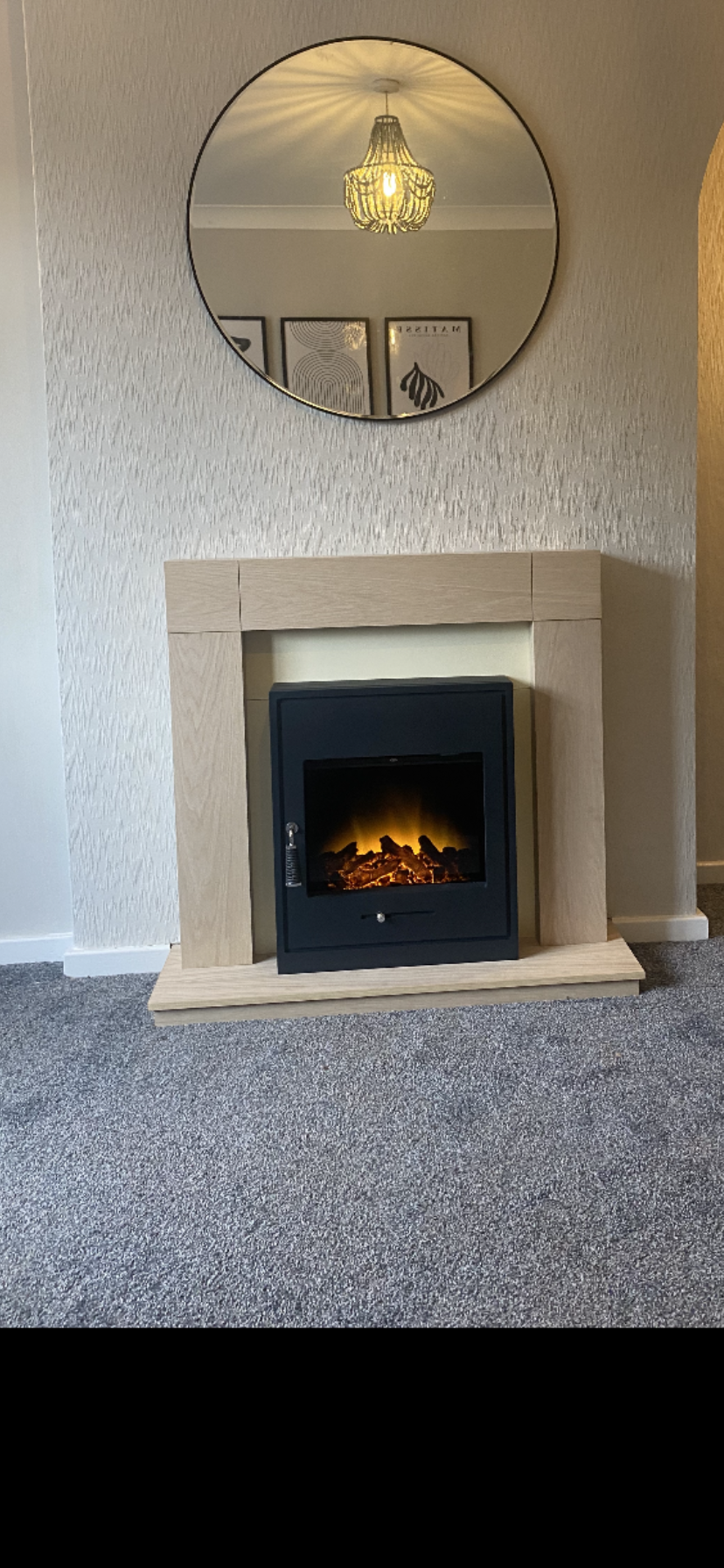 Electric Fire to Replace Gas Fire